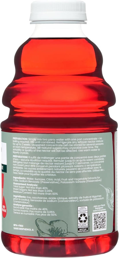 Perky-Pet Hummingbird Nectar Concentrate - 32 oz | Makes 96 FL OZ of Red Nectar for Feeders