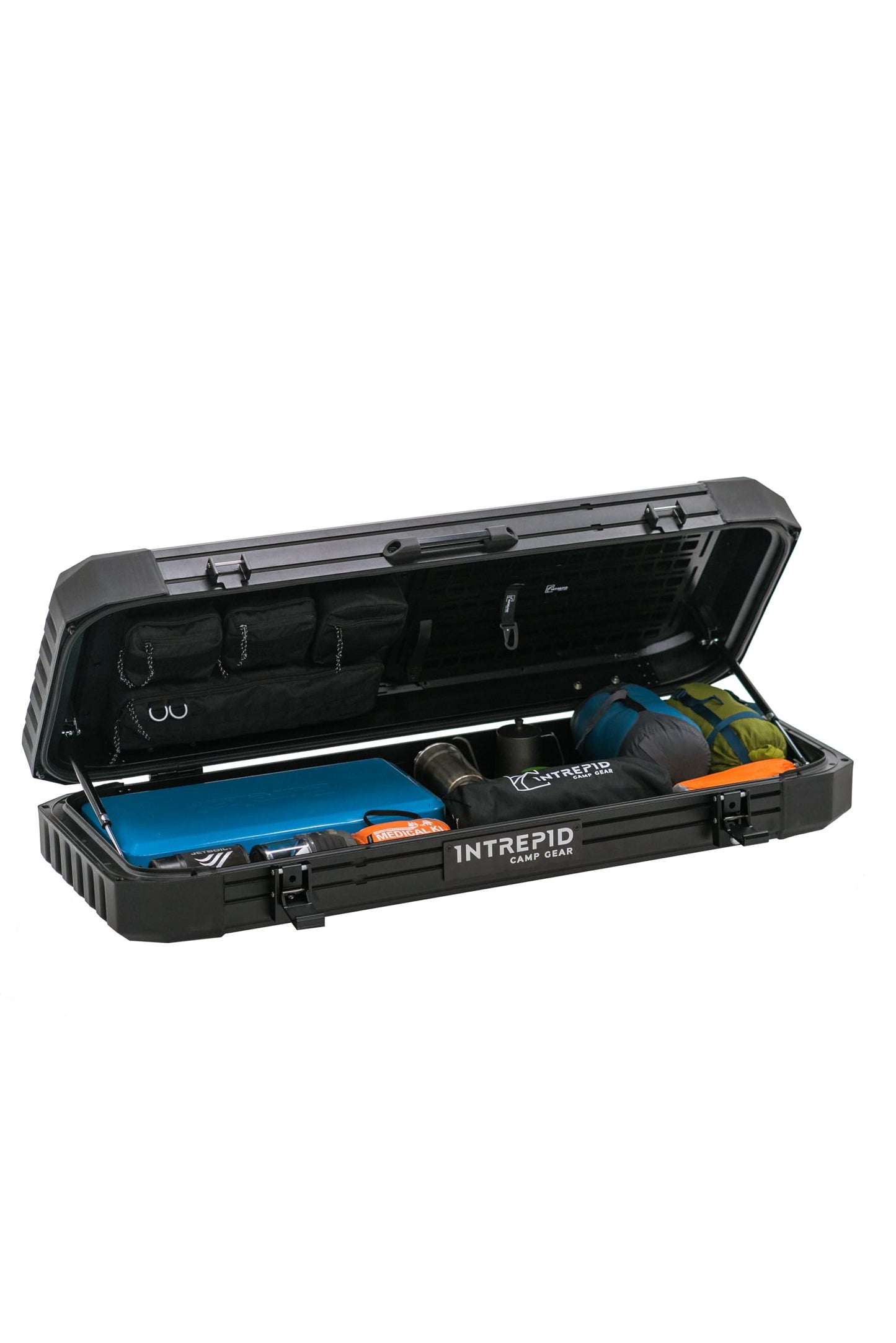 ITX 120 lockable aluminum cargo box, Overland Storage for Trucks, and vanlife,Heavy-Duty vehicle Rooftop Hard Shell Travel Storage Box,with Security Keys