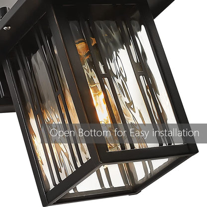OUPAVOCS Outdoor Wall Lights, Waterproof Metal Sconce, Oil Rubbed Bronze, 1 Pack, Model FTL-OW-090