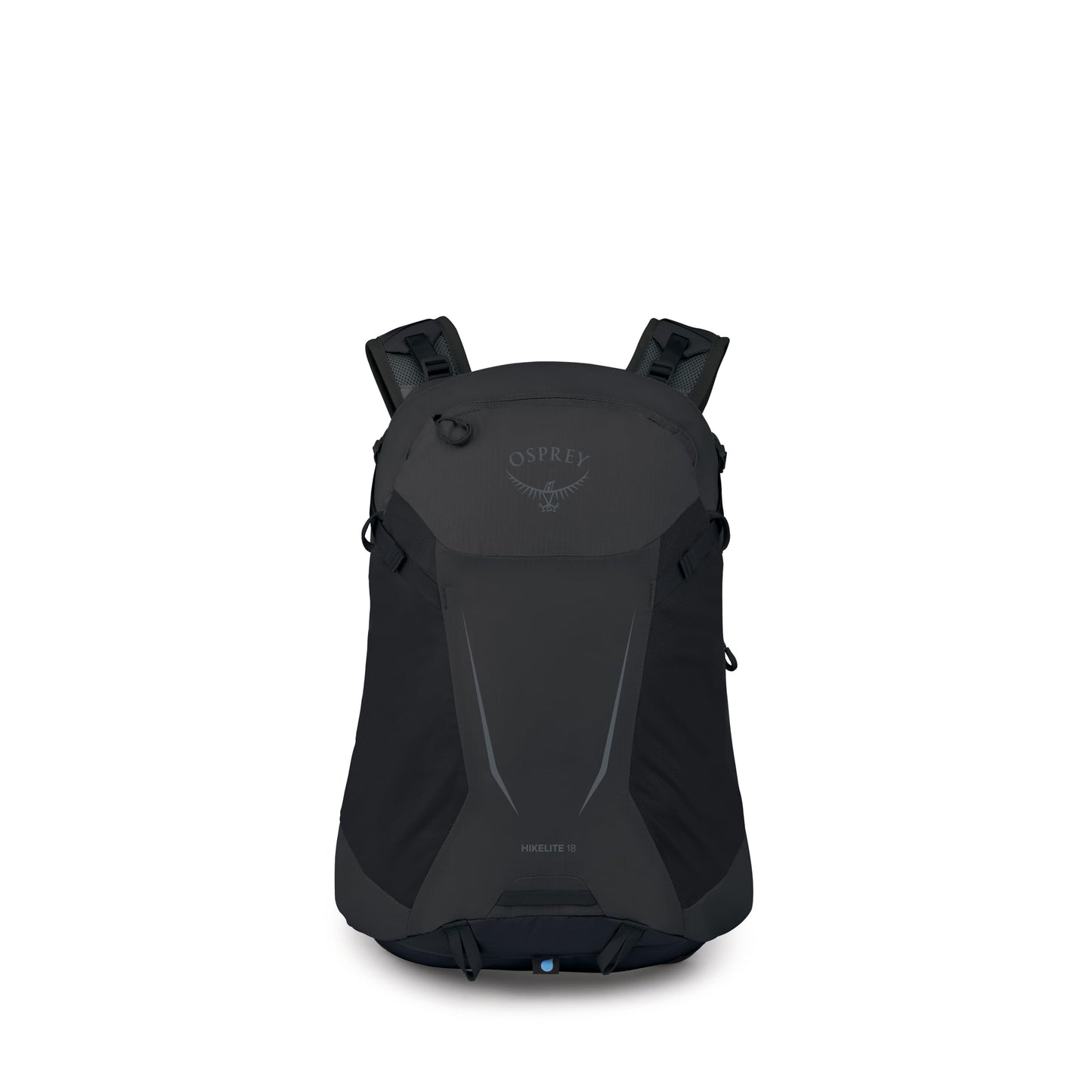 Osprey Hikelite 18L Durable Hiking Backpack - Travel Daypack with Rain Cover for Men and Women, Raven Black