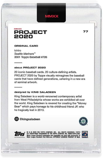 Topps Project 2020 Card 77-2001 Ichiro by King Saladeen