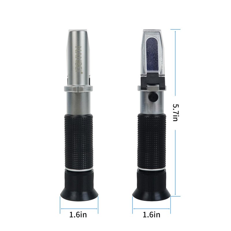 NANBEI 0-80% Brix Meter Refractometer,brix Meter,Refractometer Sugar, Refractometer,brix Refractometer for Measuring Sugar Content in Fruit,Maple Syrup and Other Sugary Drink