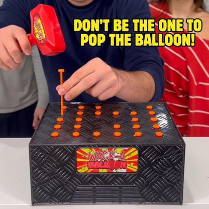 Wack A Balloon Pop Game for Kids and Family Interactive Balloon Popping Board Activity Tabletop Party Play for Family Night Birthday Gift Ages 4+