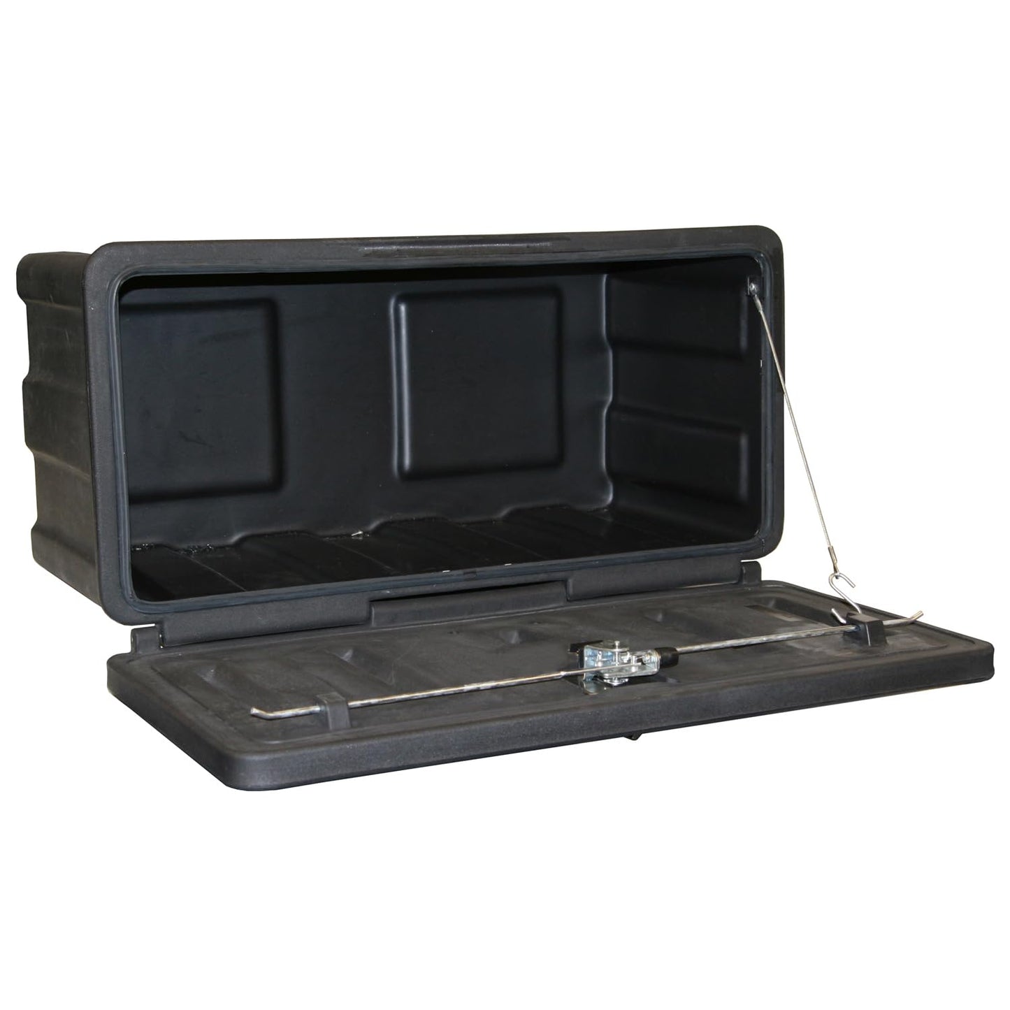 Buyers Products 1717105 Poly Underbody Truck Box, 18 x 18 x 36 in, Lightweight HD Poly Tool Box w/ Drop Door, 3-Point Locking Latch, Weather-Resistant Seal, Underbody or Surface Mount Truck Storage