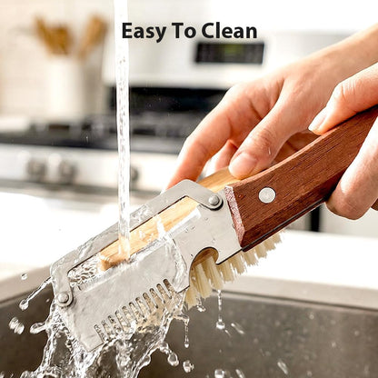 Skiennix Premium Vegetable Peeler - Multi-Functional Kitchen Tool with Wooden Handle & Bottle Opener