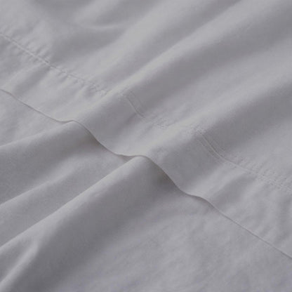 Cottington Lane 4 Piece RV King Size Sheet Set 72 x 80, Luxury Hotel Quality 100% Egyptian Cotton Bed Sheets with 16 Inch Deep Pocket Snug Fit Smooth Sateen Weave, Light Grey Solid