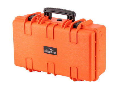 Monoprice Weatherproof Hard Case - 22 x 14 x 8 Inches, With Customizable Foam, Shockproof, IP67, Ultraviolet And Impact Resistant Material, Orange - Pure Outdoor Collection