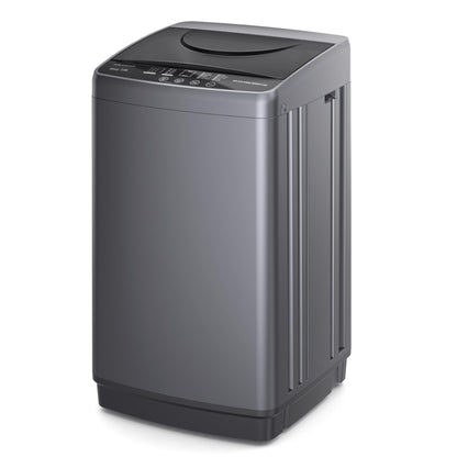 NEWBULIG 1.06 Cu.Ft Portable Washing Machine, 7.7 lbs Capacity Full-Automatic Compact Washer with 10 Wash Cycles & Auto-Balance, for Apartment RV Dorm Camping