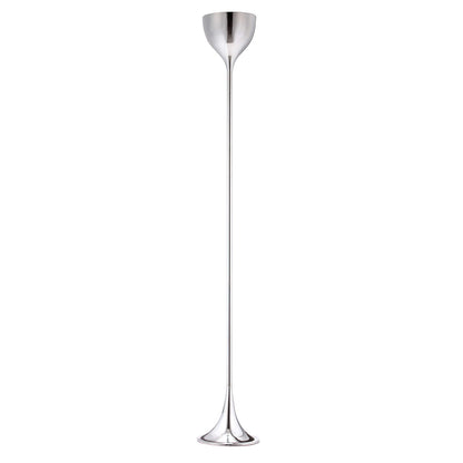 Zuo Neutrino Floor Lamp, Steel, Chrome Finish, Model 50013