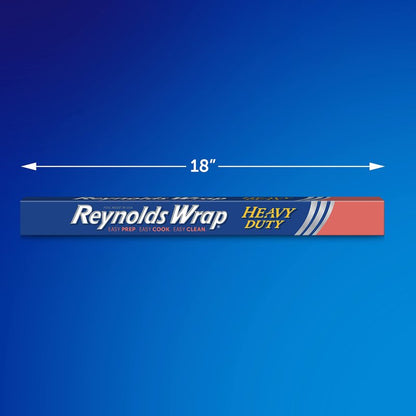 Reynolds Wrap Heavy Duty Aluminum Foil, 18 Inch Width, 75 Square Feet