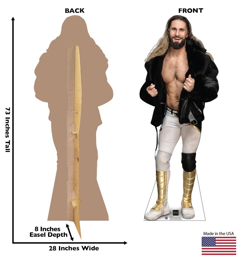 Cardboard People Seth Rollins Life Size Cardboard Cutout Standup - WWE