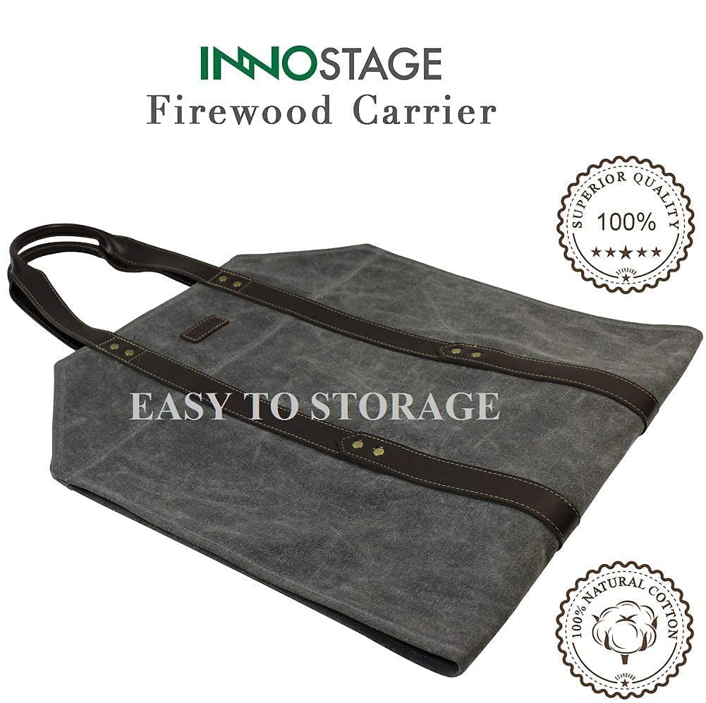 Fire Pit and Log Carrier