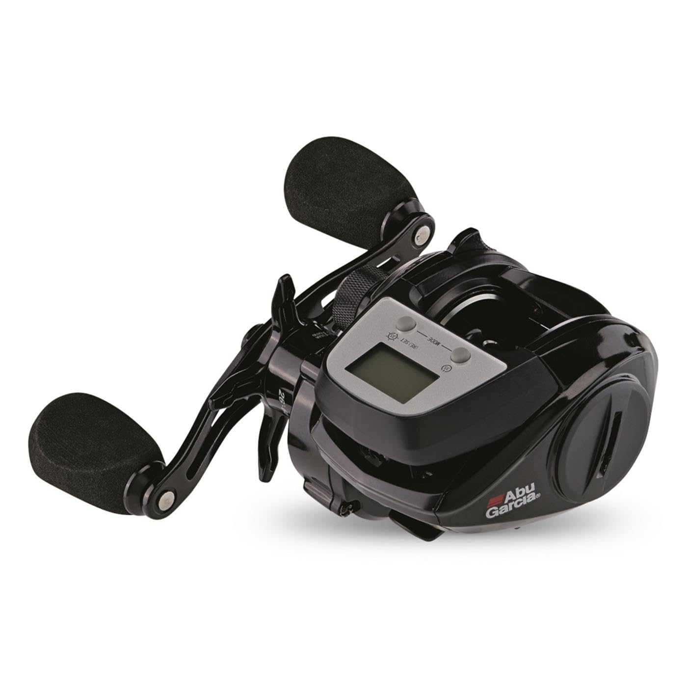 Abu Garcia Max Digital Line Counter Low Profile Baitcast Reel, Size LP (1498366), Carbon Fiber Star Drag, Max of 20lb | 9.0kg, Durable, Lightweight and Strong,Black
