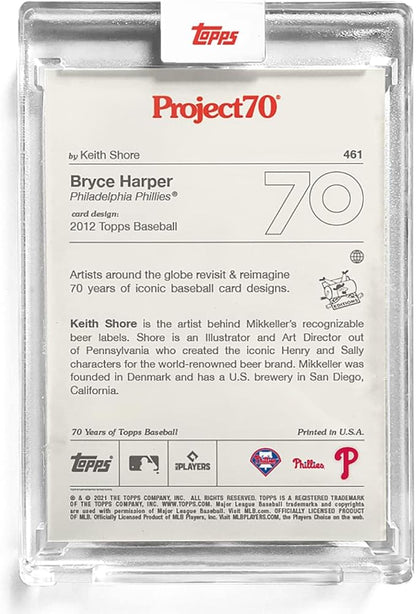 Topps Project 70 Card 461 | 2012 Bryce Harper by Keith Shore