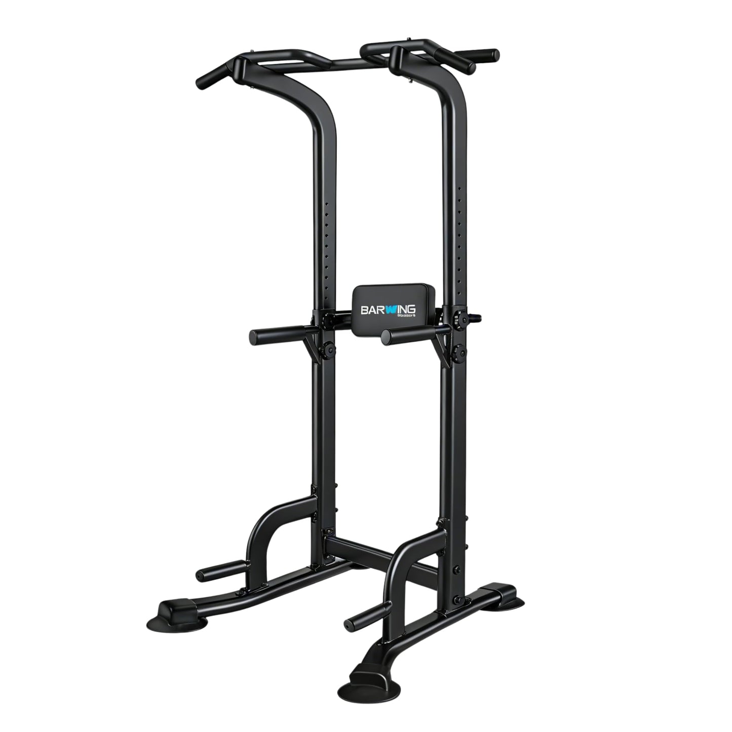BARWING Power Tower Pull Up Bar Station for Home Gym Dip Station Adjustable Height Strength Training Workout Equipment 400LBS