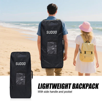 SUDOO Inflatable Stand Up Paddle Board 10'x30 x6 Ultra-Light SUP Stand-Up Paddleboard for Adults with Backpack, Pump, Paddle, Coil Leash, Triple Fins, Repair Kit