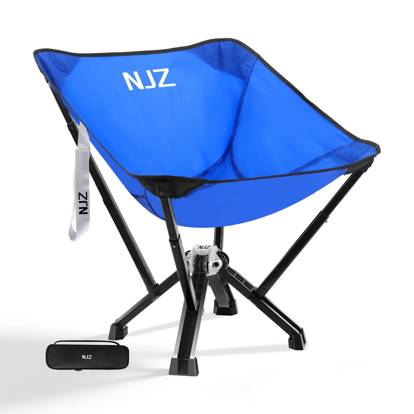 NJZ Folding Outdoor Chair — Easy Outdoor Comfort, Simple One-Piece Design, Stable Aluminum Frame, Relaxed Seating for Backyard, Camping & Everyday Use