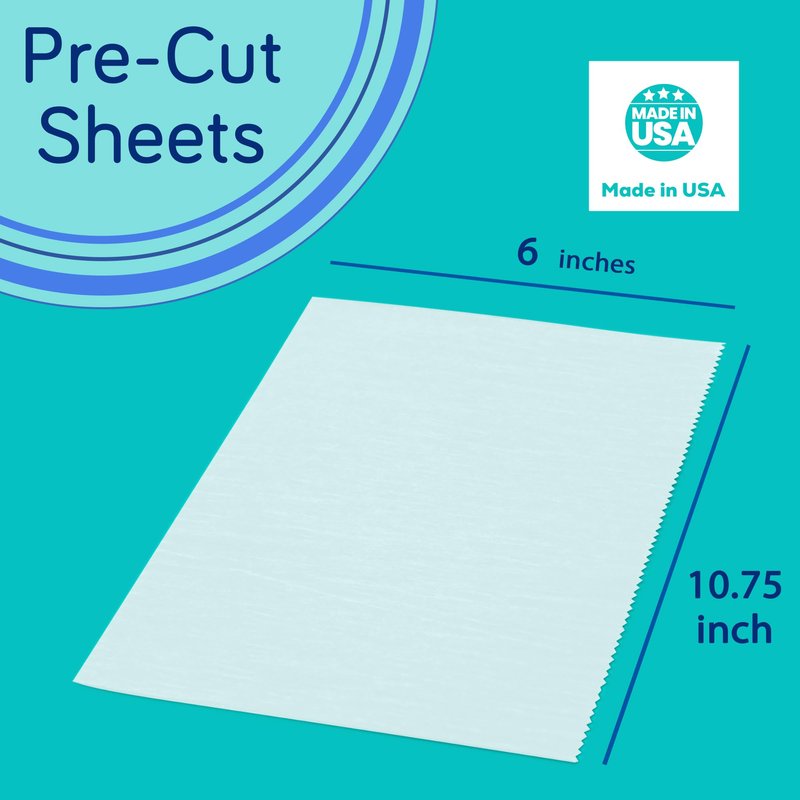 Fit Meal Prep 1000 Sheets 6 x 10.75” Dry Wax Paper Sheets for Food, Greaseproof Sandwich Wrapping, Interfolded Deli Wax Paper for Fries, Burgers, Food Basket, Made in USA