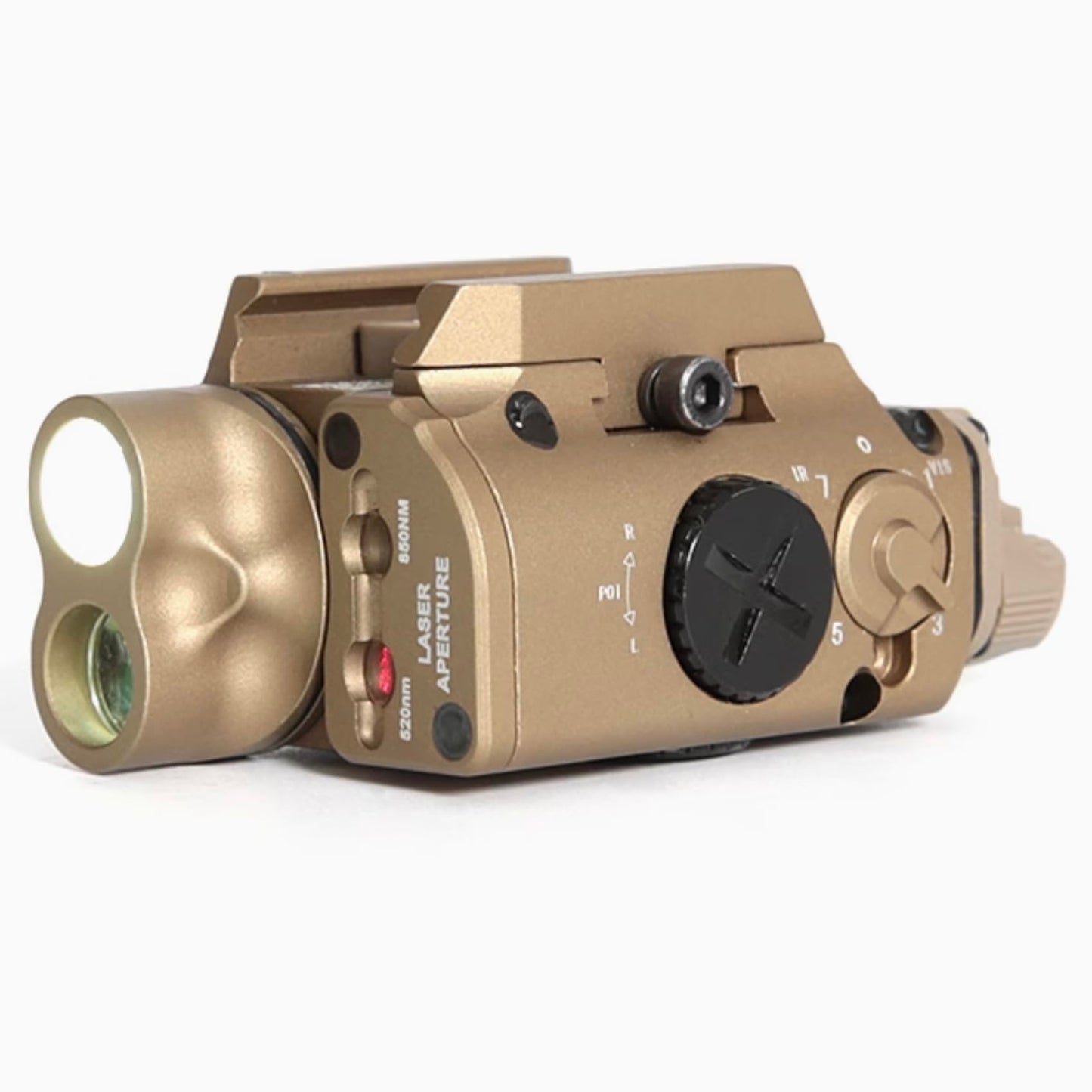 FMATAL GEAR XVL2 Style Light IR Laser + IR Illum + Red Laser + White LED Flashing Sight for AEG GBB CQB Cosplay | Display (DE)