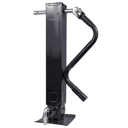 Heavy Duty Weld Square Tube Trailer Jack - 12.5" Lift 13.5" Drop Leg Travel Capacity 12000 LBS (12000lbs Front Pull pin)