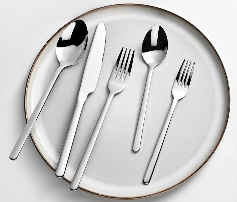 KINGSTONE Silverware Sets with Serving Utensils, 65 Piece Flatware Set for 12 with Gift Box