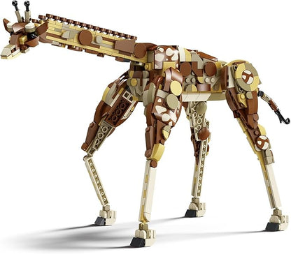 Lynda Animal World Giraffe Building Blocks Set DIY Assembly Toy Educational Toy for KidsAge 8 Plusfor Birthdays