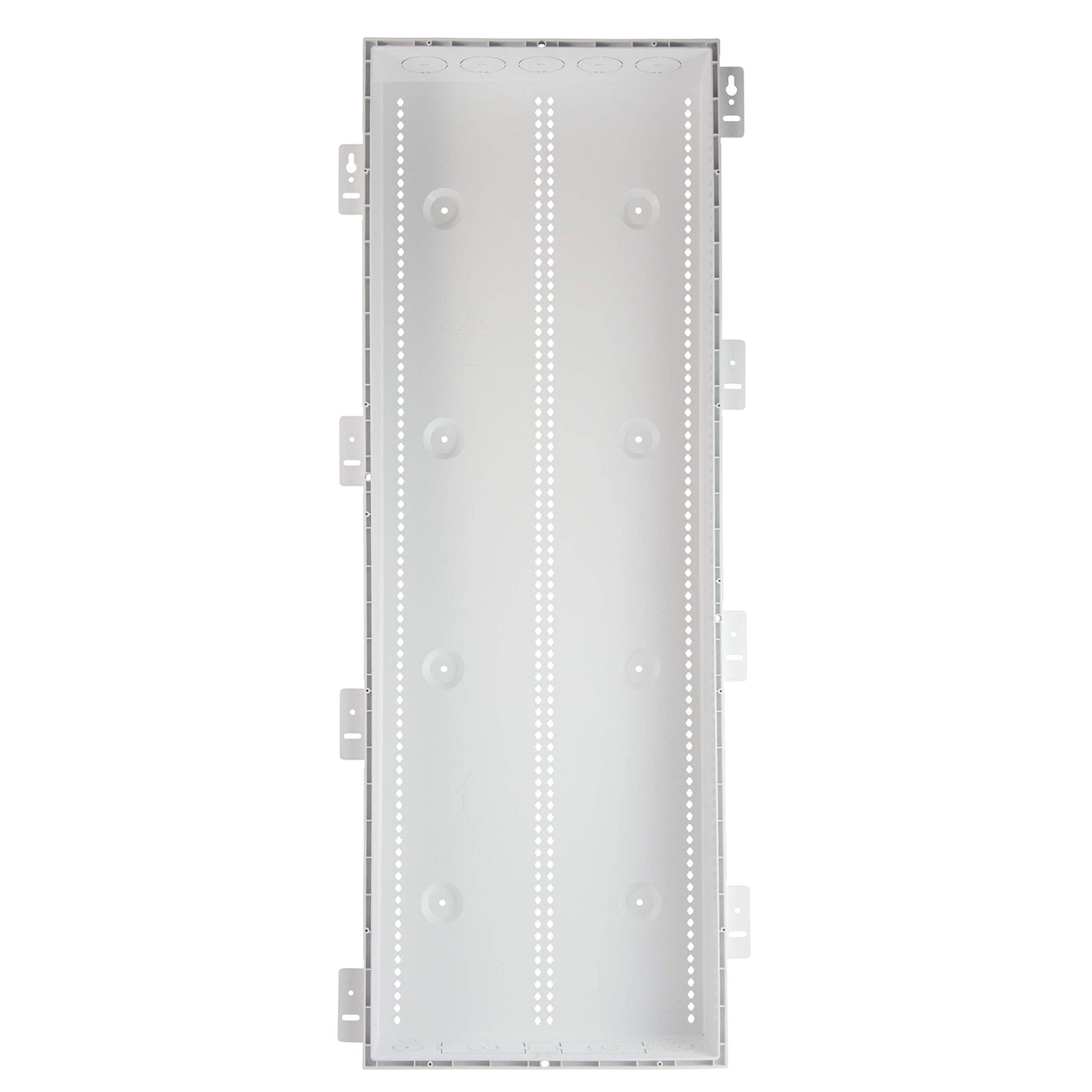 Legrand - OnQ 42 Inch Media Enclosure, Wifi Electrical Box, Cable Management Box for Distribution of Networking Service, Recessed Media Box Lets Signal Through, White, ENP4250-NA