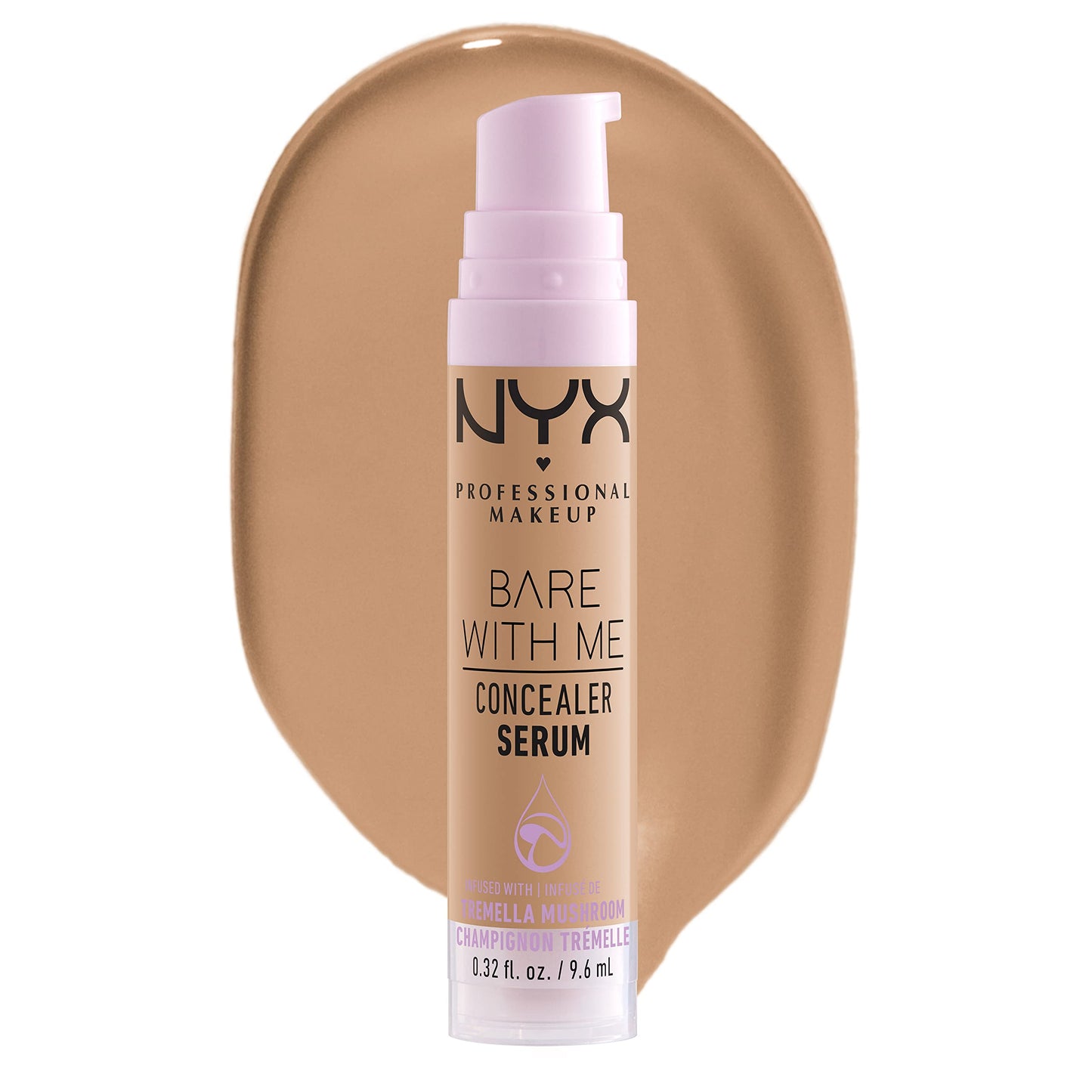 NYX PROFESSIONAL MAKEUP Bare With Me Concealer Serum, Concealer Makeup For Up To 24Hr Hydration - Beige