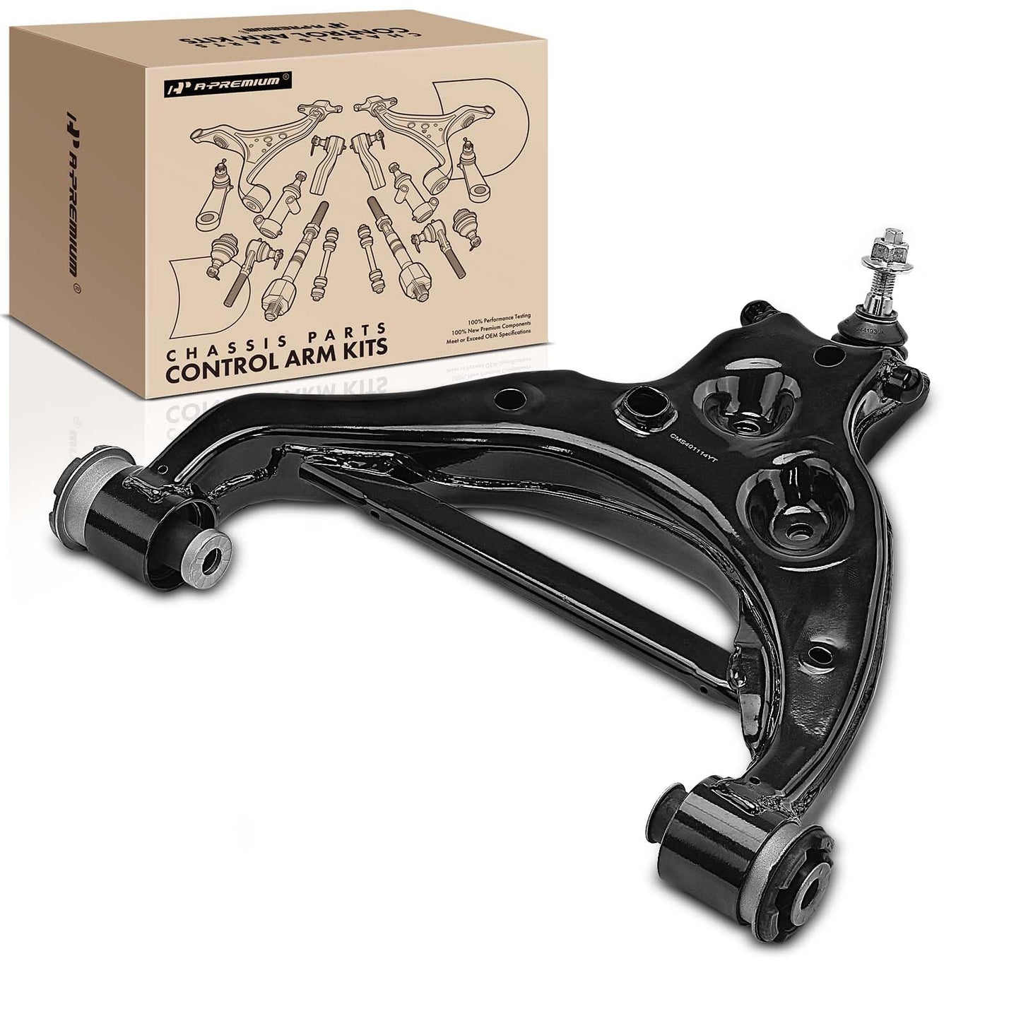 A-Premium Front Right Lower Control Arm, with Ball Joint & Bushing, Compatible with Ford F-150 F150 2014-2015, Expedition 2014-2017 & Lincoln Navigator 2014-2017