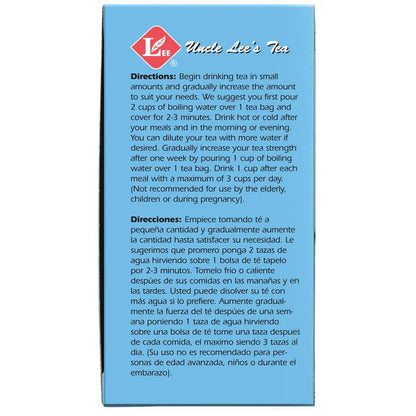 Uncle Lee’s Body Slim Dieters Tea, Detox & Slimming Tea, Senna, Bitter Orange, Cinnamon Flavor & Chicory Root, Natural Laxative, Caffeine-Free Herbal Tea Bags, 30 Count Ea (Pack of 6)