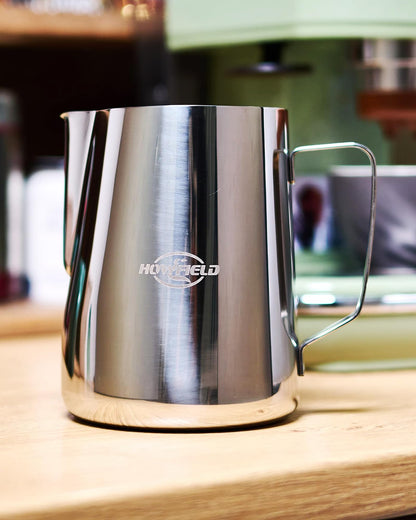HOWFIELD Milk Frothing Pitcher, Stainless Steel, 32oz