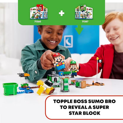 LEGO Super Mario Boss Sumo Bro Topple Tower Expansion Set 71388 Building Kit Collectible Toy for Kids New 2021 (231 Pieces) Multicolor