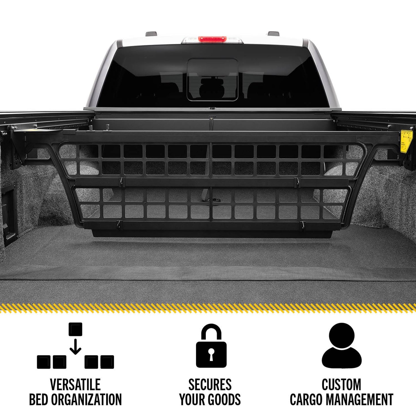 RealTruck Roll-N-Lock Cargo Manager Truck Bed Organizer | CM575 | Fits 2022 - 2025 Toyota Tundra Crew Cab, Double Cab 5' 7" Bed (66.7")