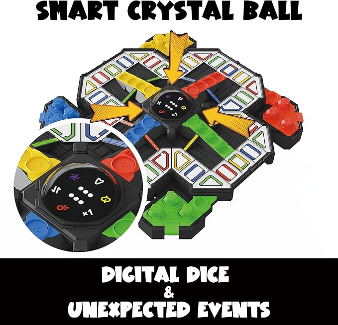 GiiKER Super Ludo Board Games Kids Games for 2-4 Players Family Party Games for Kids and AdultsToys for Ages 6 and Up Birthdays Gift for Boys and Girls