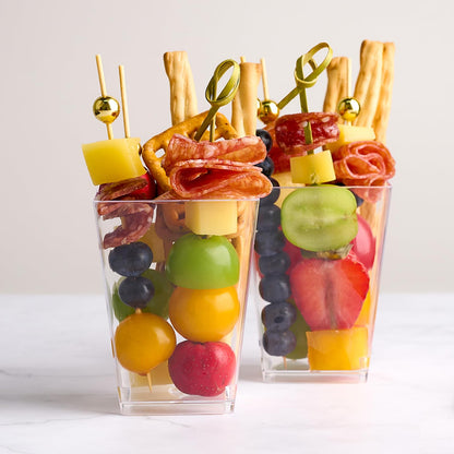 Kucoele 5oz Plastic Charcuterie Cups, 50 Sets