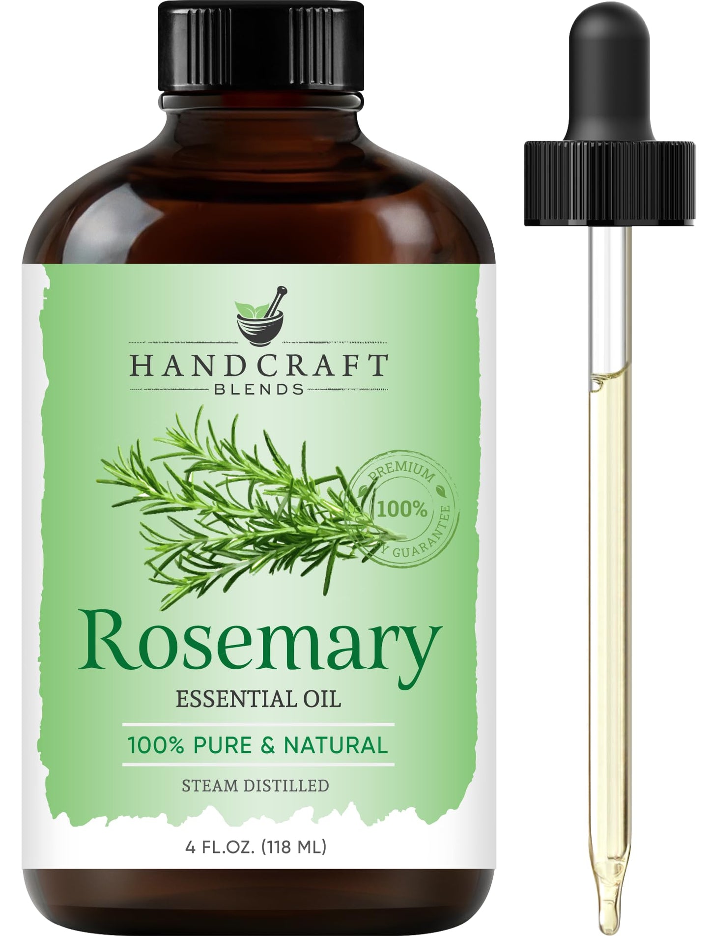Handcraft Blends Lavender Essential Oil – Huge 4 Fl Oz – 100% Pure and Natural – Premium Grade Essential Oil for Diffuser and Aromatherapy, Skin, Massage, Candle and Soap Making Fragrance