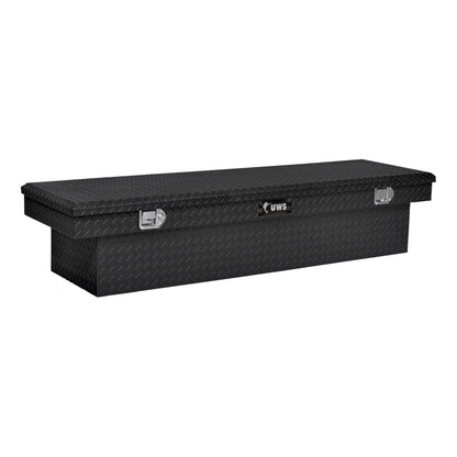 UWS EC10643 72-Inch Matte Black Heavy-Wall Aluminum Truck Tool Box, RigidCore Lid