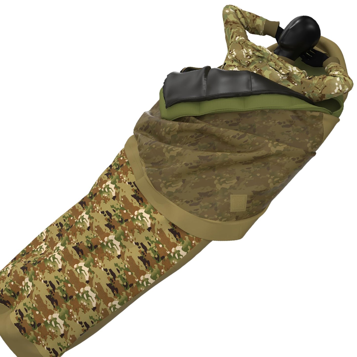 MT Army Military Modular Sleeping Bags System, Multi Layered with Bivy Cover for All Season, OCP