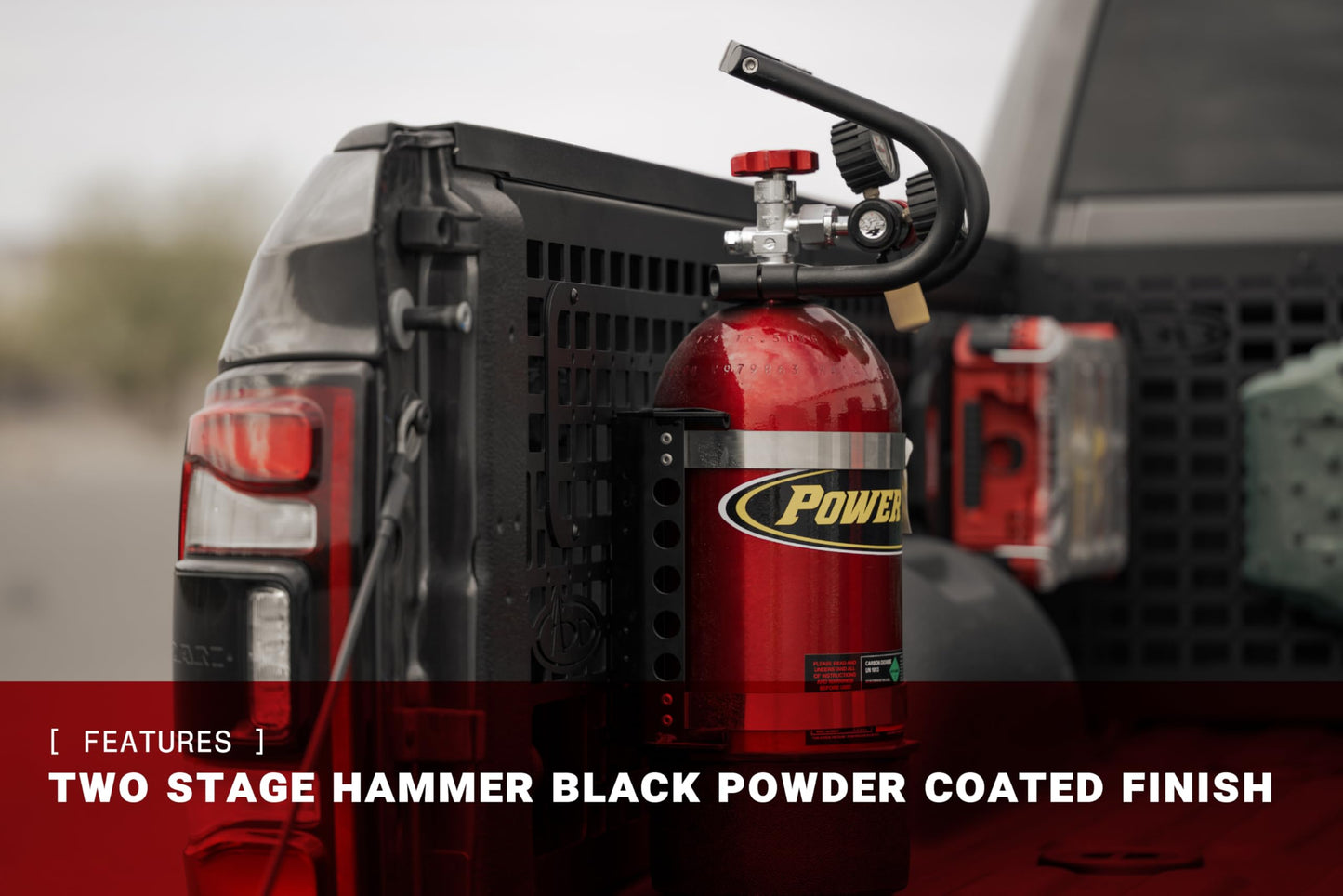 ADD Offroad Bed Cab Molle Panels for 2019-2024 Ram HD 2500/3500 | Mounts Tools, Recovery Gear, & Off-Road Supplies | Rigid Fitment | Hammer Black Powder Coat | Steel Construction | Made in the USA