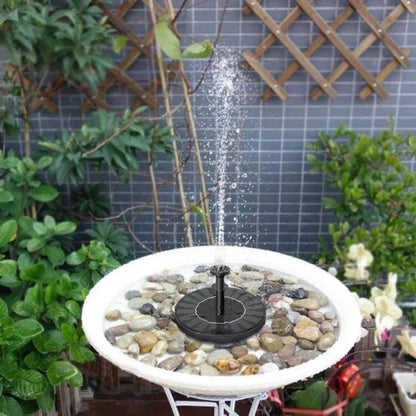 Solar Bird Bath Fountain Pump by 9V - 3.5W Free Standing Water Sprinkler with Solar Panel