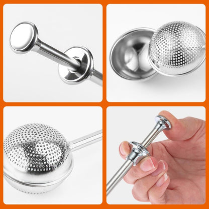 Artoshin Powdered Sugar Flour, Powdered Sugar Shaker Duster Flour Dispenser Shaker with 18/8 Stainless Steel One-handed Operation Shaker Duster for Sugar Flour and Spices