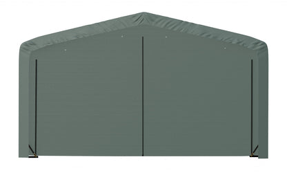 ShelterLogic ShelterTube Garage & Storage Shelter, 20' x 18' x 12' Heavy-Duty Steel Frame Wind and Snow-Load Rated Enclosure, Green