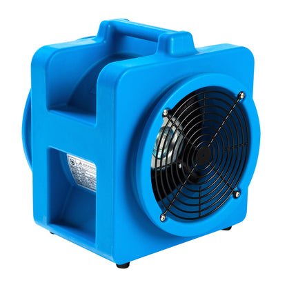 MOUNTO 8-Inch Axial Blower High-Pressure Mini Industrial Fan, 1100CFM - Durable 1/3HP Sealed Motor for Efficient Air Circulation and Ventilation