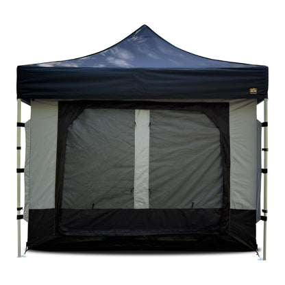 Compact Camper Tent Insert for Compact Shelter – Converts to Enclosed Room with Mesh Windows, Zippered Door, Water-Resistant Floor – Canopy/Frame Sold Separately (10ft x 10ft)