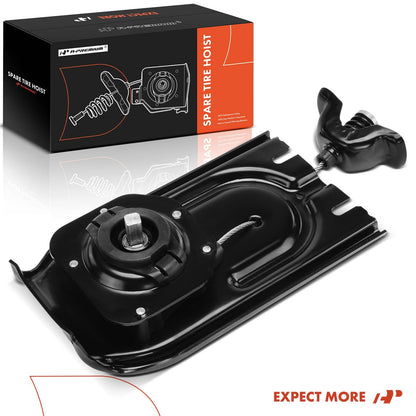 A-Premium Spare Tire Hoist Spare Tire Winch Carrier Compatible with Dodge Durango 2011 2012, Sport Utility, AWD