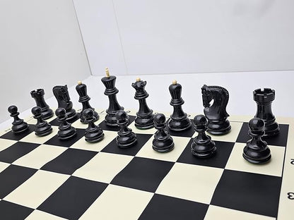 20-inch Foldable Silicone Easy-to-Clean Large Chess Set Family Retro Adult and Children's Chess Portable Travel Game Chess Set with Storage Bag Ideal for Outdoor and Travel Use.