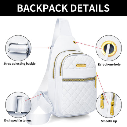 Small Sling Bag For Women Men Casual Crossbody Sling Backpack