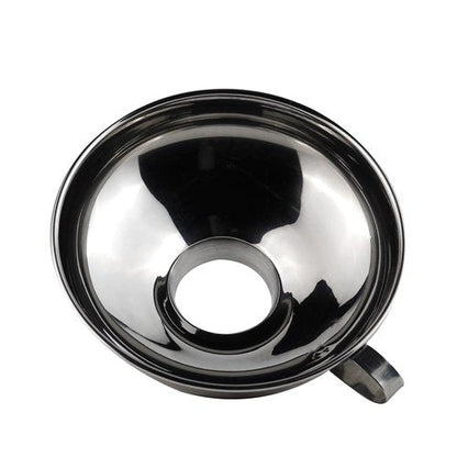 IoF Stainless Steel Canning Funnel Set - 3 Pcs Wide Mouth with Fine Oil Strainer | Food Grade for Mason Jars