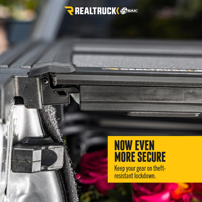 RealTruck BAK BAKFlip MX4 Hard Folding Truck Bed Tonneau Cover | 448130 | Fits 2019-2026 Chevy/GMC Silverado/Sierra, w/MultiPro/Flex Tailgate (Will not fit Carbon Pro Bed) 5' 10" Bed (69.9")