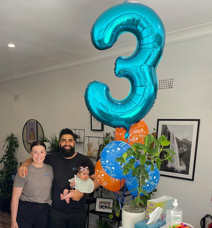 9 Balloon, Blue Number Balloons 40 Inch, 9th Giant Birthday Decorations for Boys Girls, 19th 29th Blue Party Decorations Supplies, Number 9 Balloon